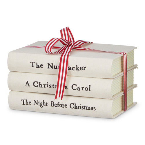 Stacked Christmas Book Decor | Cornell's Country Store