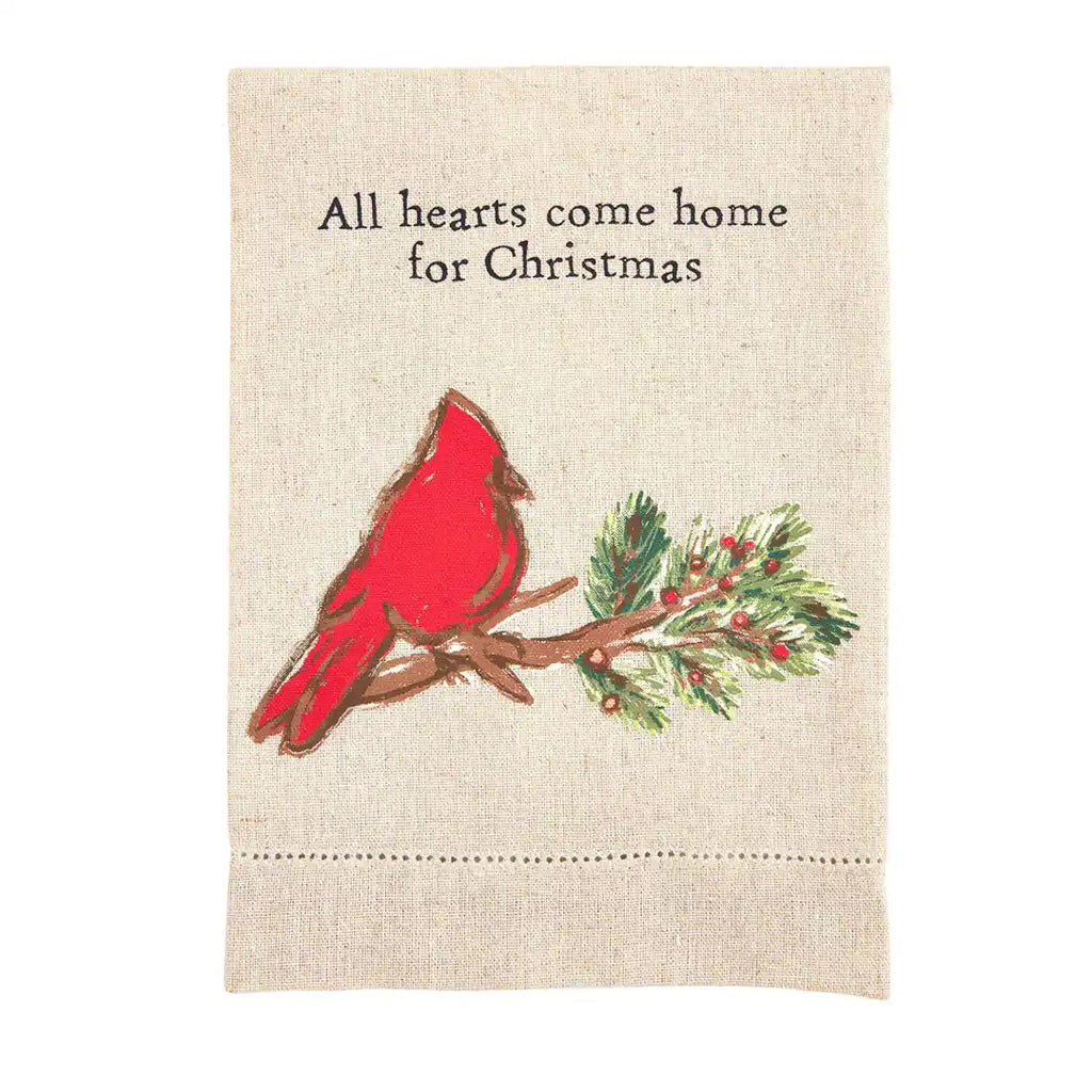 Mud Pie Cardinal Hand Towel | Cornell's Country Store