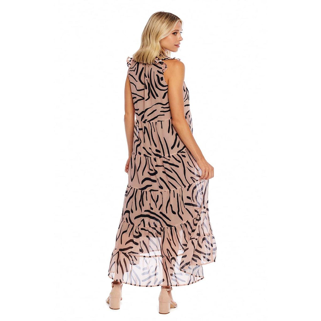 Tan Stripe Indy Maxi Dress | Cornell's Country Store