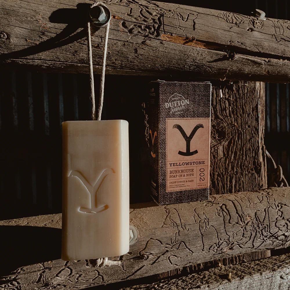 Yellowstone Bunkhouse Soap on a Rope | Cornell's Country Store