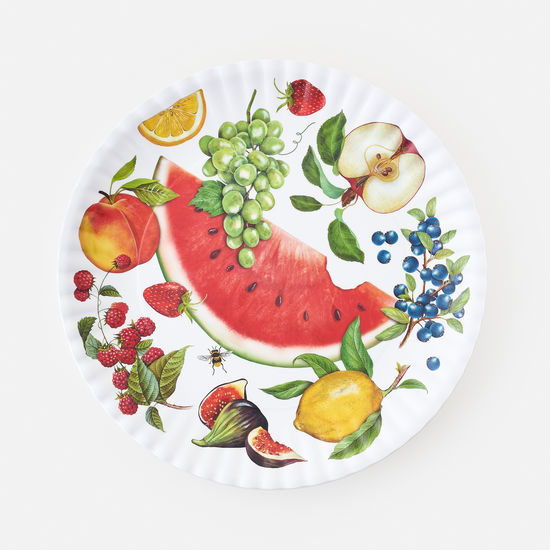 Melamine Fruit Paper Plate Platter | Cornell's Country Store