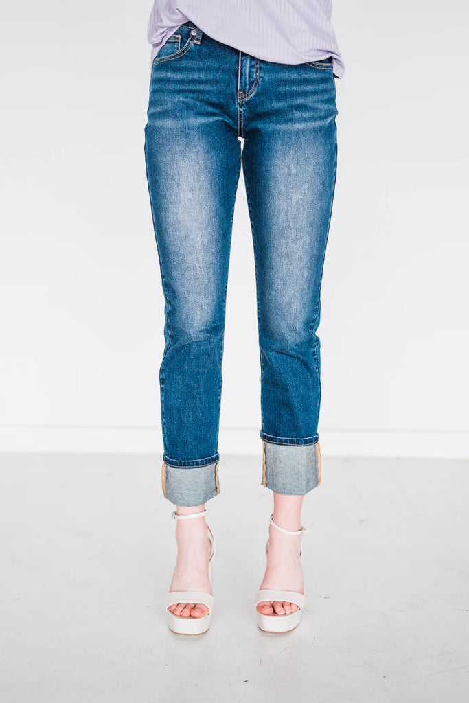 Non Distressed Straight Leg Boyfriend Jeans | Cornell's Country Store