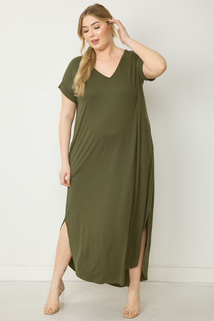 On The Go V-Neck Maxi Dress | Cornell's Country Store