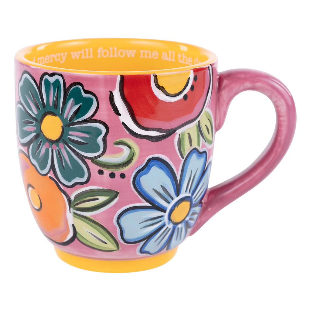 Goodness Mercy Floral Mug | Cornell's Country Store