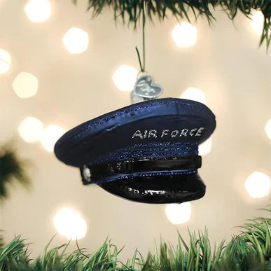Old World Christmas Air Force Cap Ornament | Cornell's Country Store