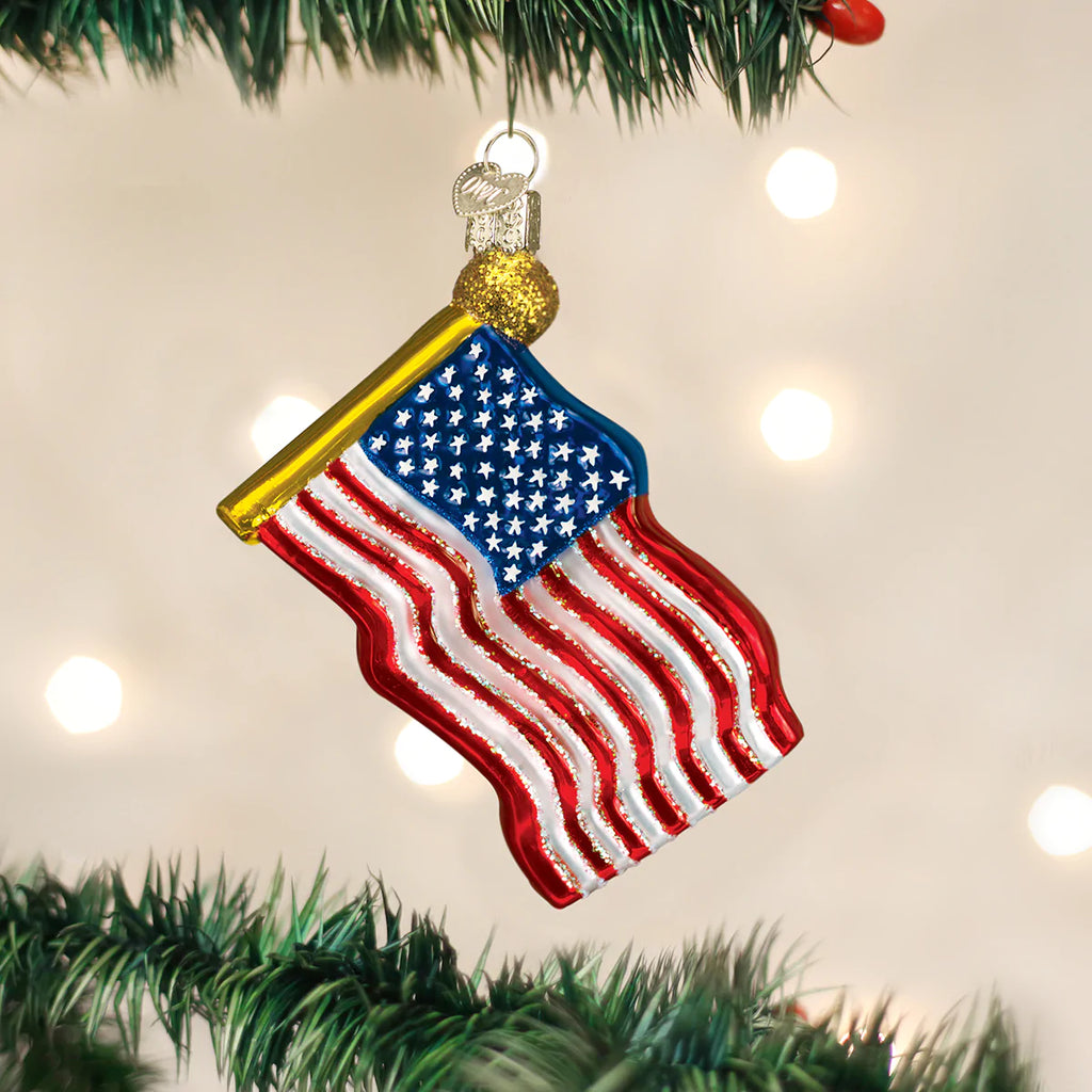 Old World Christmas Star Spangled Banner | Cornell's Country Store