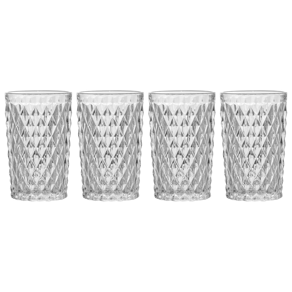 Clear Diamond 12 oz HiBall Glasses | Cornell's Country Store