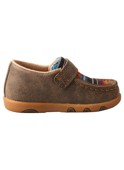Twisted X Infant Driving Moccasins – Bomber/Multi Serape