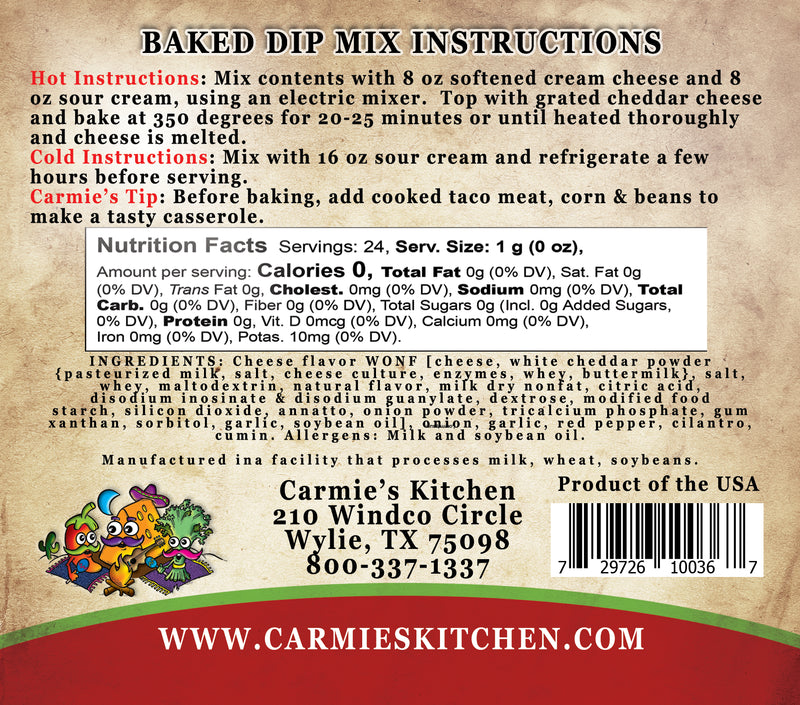 Carmie's Baked Enchilada Dip | Cornell's Country Store