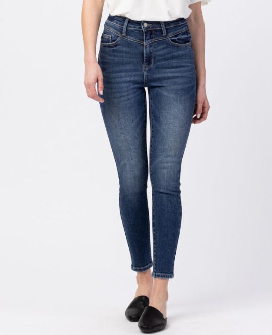 Judy Blue Hi Rise Front Yoke Skinny Jeans | Cornell's Country Store