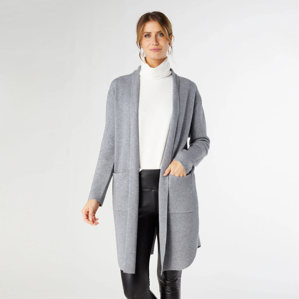 Heavenly-Luxe Long Cardigan w/ Lattice Back | Cornell's Country Store