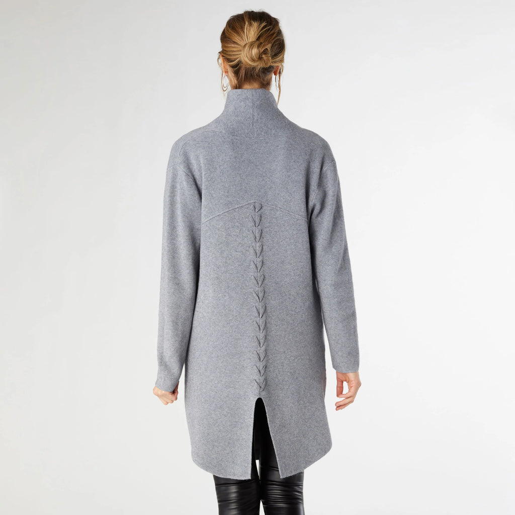 Heavenly-Luxe Long Cardigan w/ Lattice Back | Cornell's Country Store