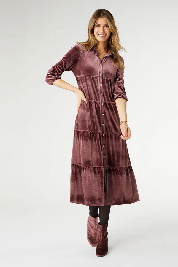 Romance Imagined Velour Dress | Cornell's Country Store