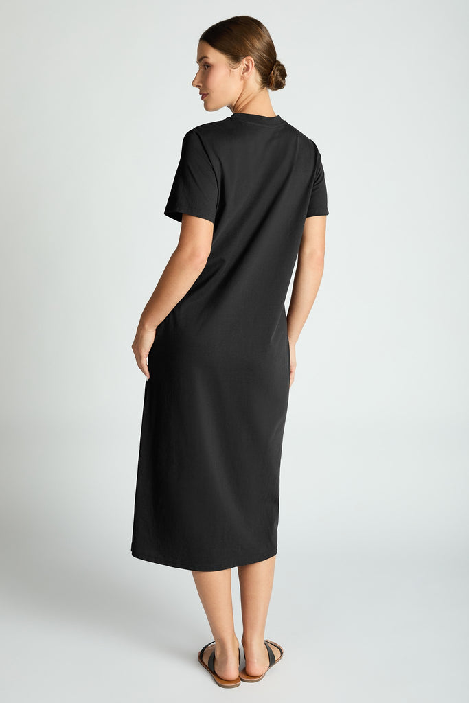 Cotton T-Shirt Midi Dress