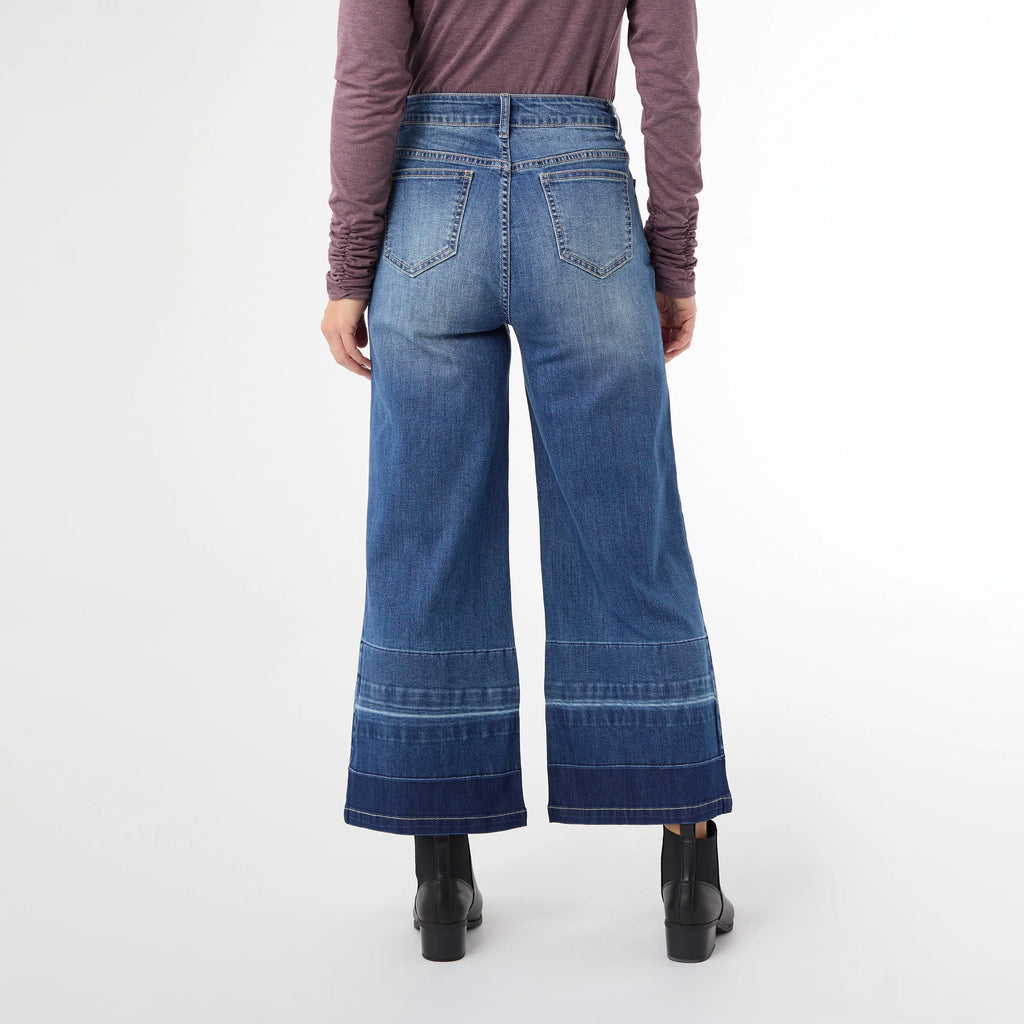 Coco + Carmen, Bambu Soft Jeans, Wide Leg Crop, Women’s Jeans, Bamboo Denim, Lightweight Jeans