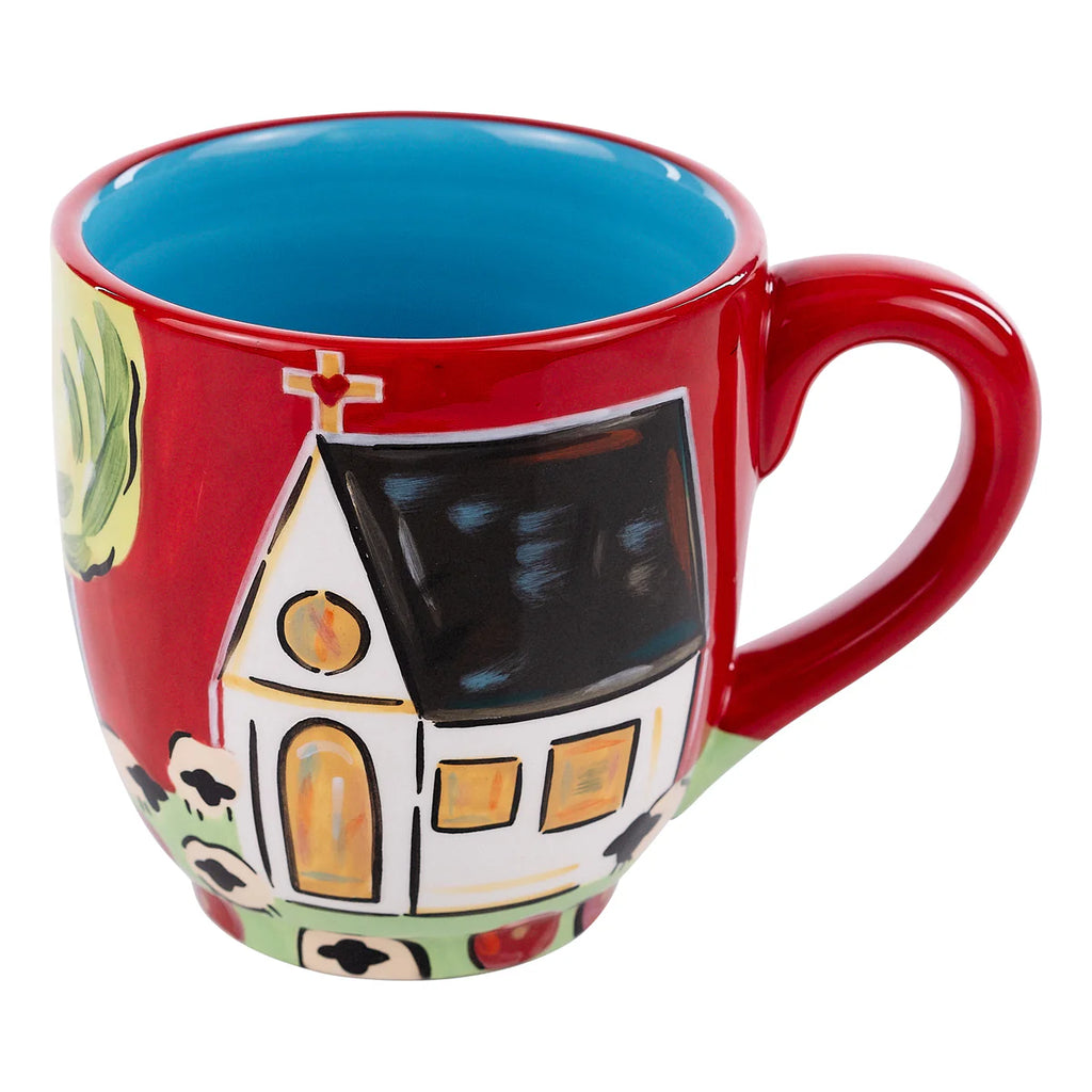 Red Church Mug | Cornell's Country Store