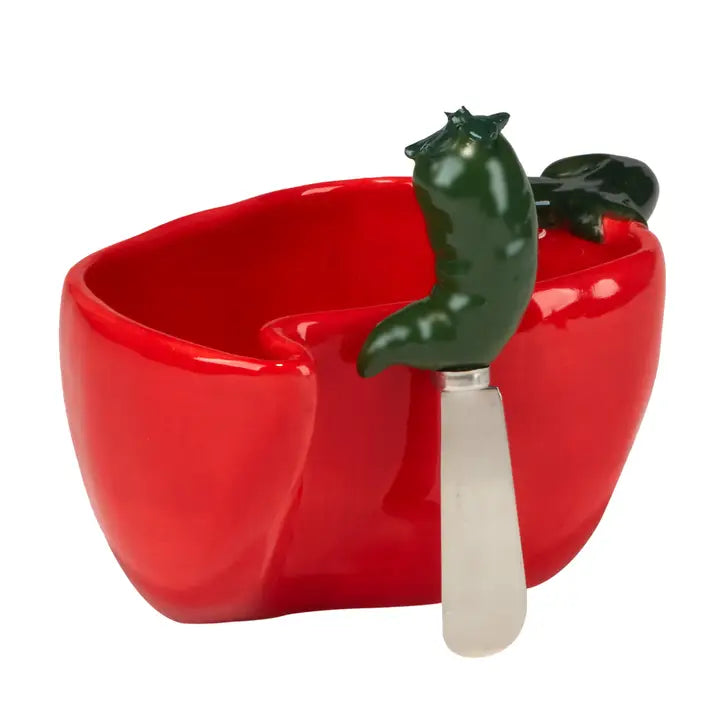 Spice Love 3D Chili Pepper Dip Bowl | Cornell's Country Store