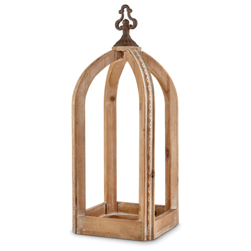 21" Wood and Iron Lantern | Cornell's Country Store
