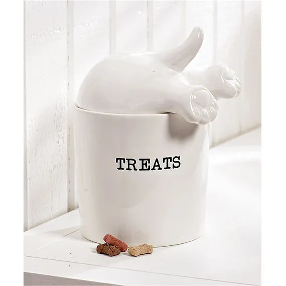 Mud Pie Dog Tail Treat Canister | Cornell's Country Store