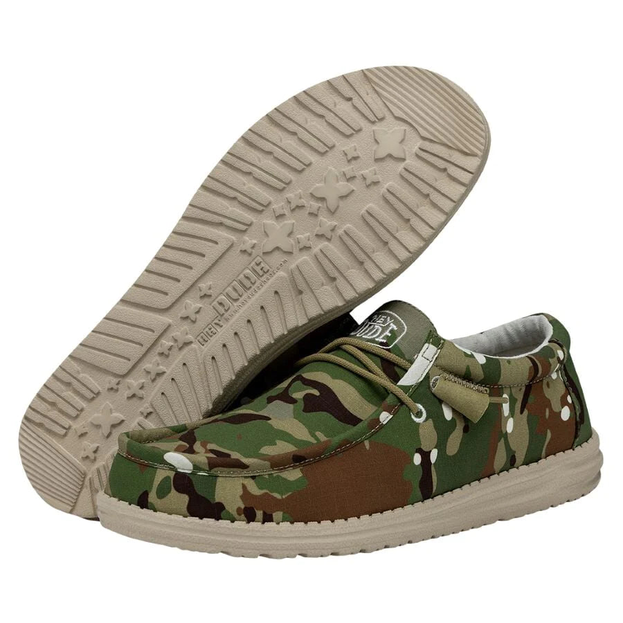 Hey Dude Wally Camo Casual Shoes | Cornell's Country Store