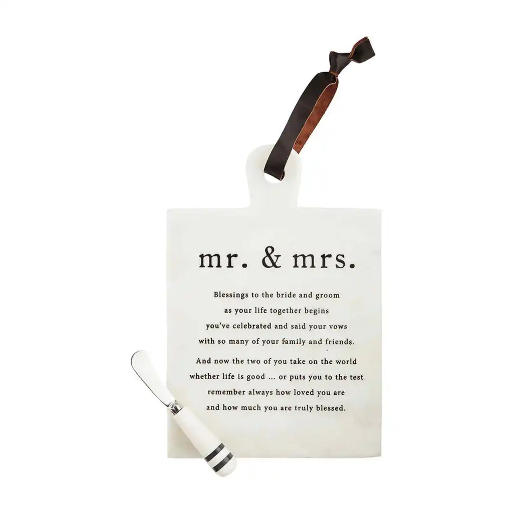 Mr. & Mrs. Marble Blessings Board Set | Cornell's Country Store