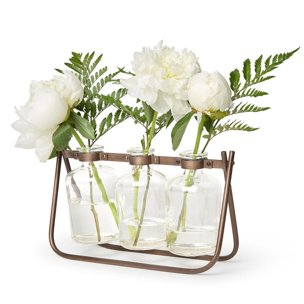 Elegant flower arranger vases for entryway or dining table