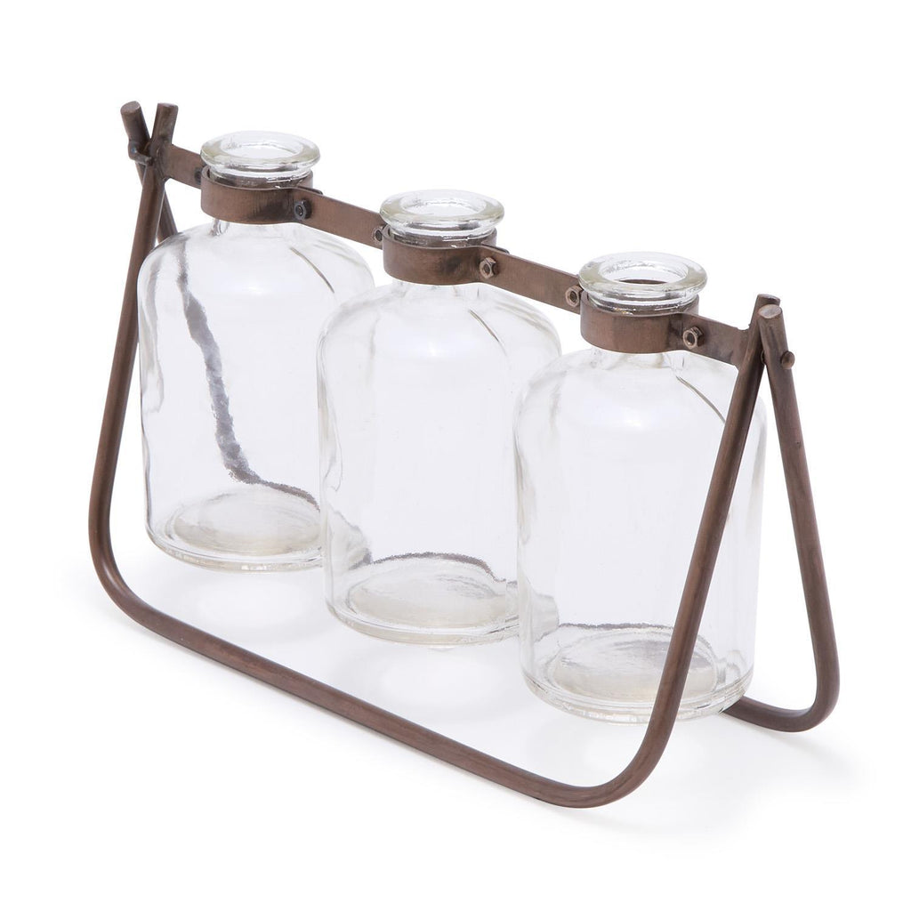 Elegant flower arranger vases for entryway or dining table