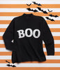 Mud Pie black Boo Halloween jacquard sweater