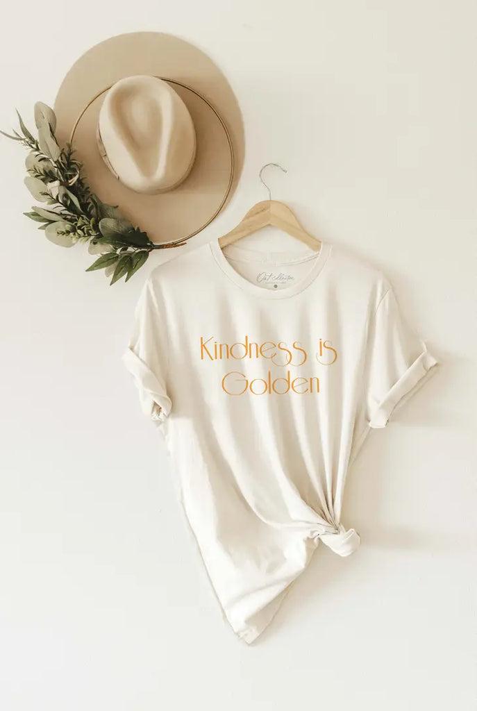 Kindness is Golden Vintage White Tee | Cornell's Country Store