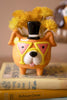 colorful ceramic puppy planters with sunglasses small dog pots for desk or shelf decor