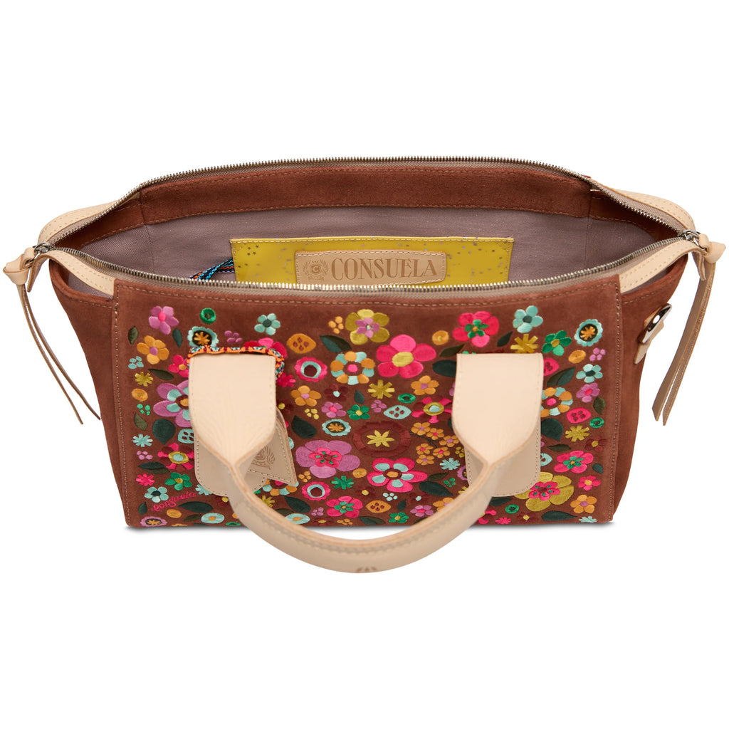 Consuela Sienna City Satchel – new silhouette structured handbag in signature style