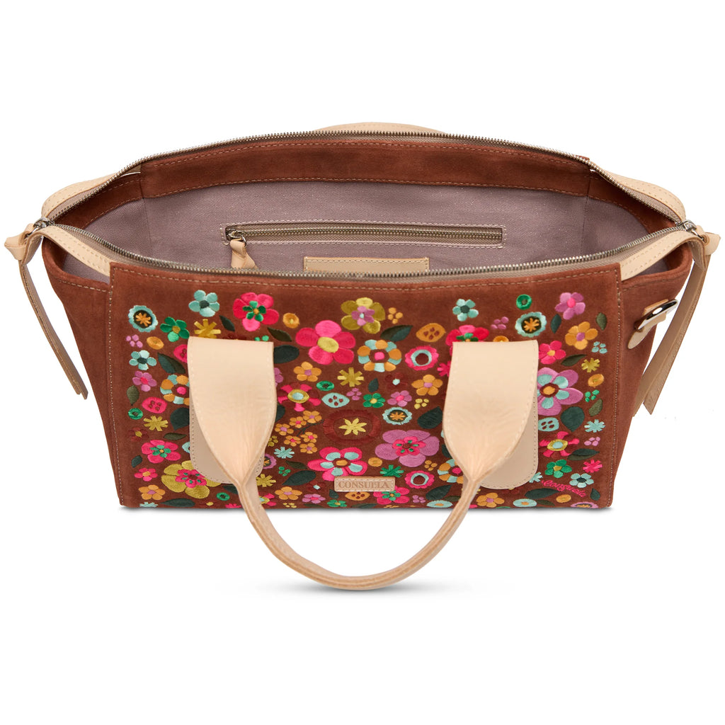 Consuela Sienna City Satchel – new silhouette structured handbag in signature style