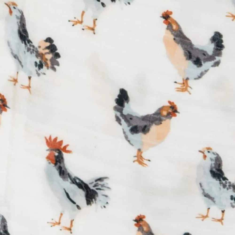 Chicken Mini Lovey Muslin Blanket | Cornell's Country Store