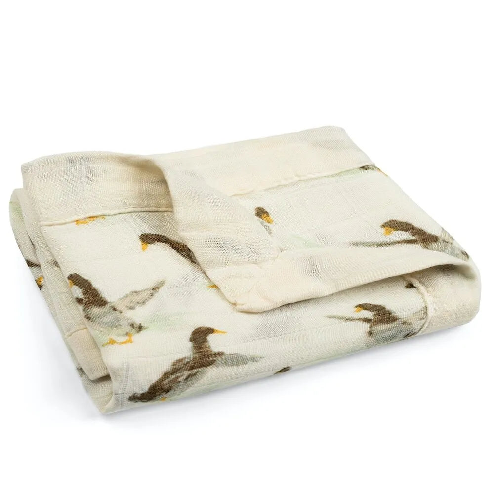 Milkbarn Duck Mini Muslin Security Blanket | Cornell's Country Store