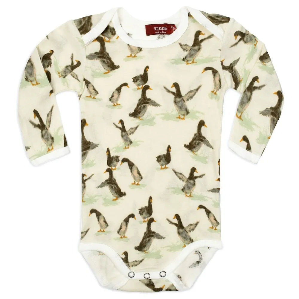 Duck Organic Cotton Long Sleeve One Piece | Cornell's Country Store