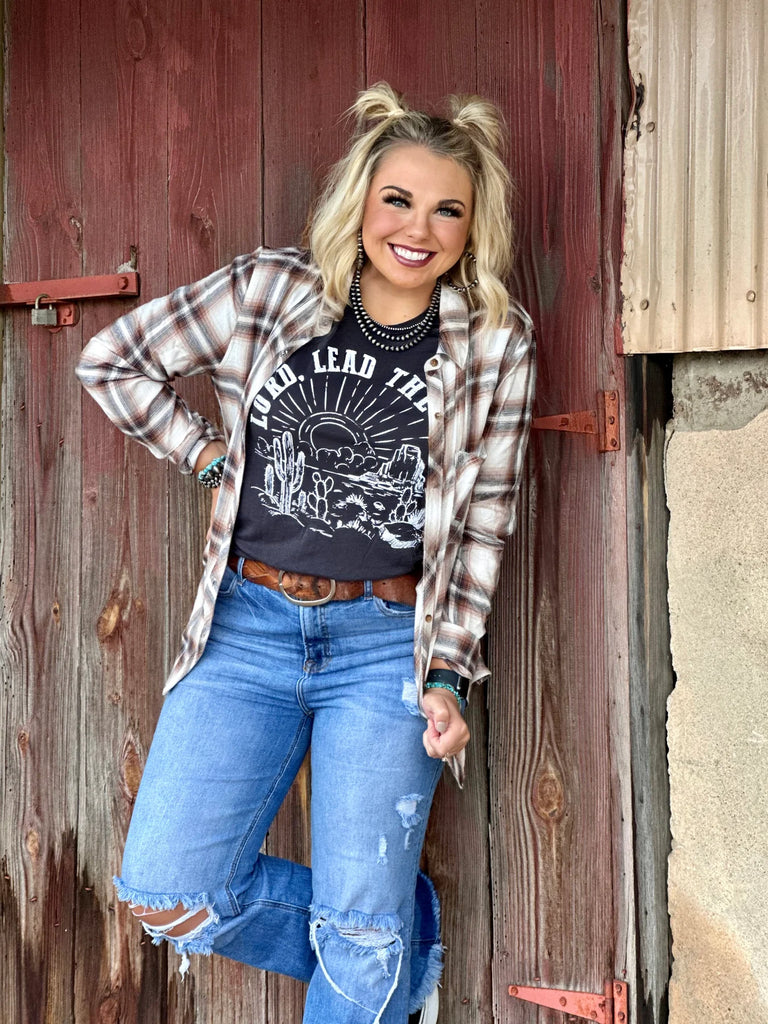 Carter Clay Flannel Top | Cornell's Country Store