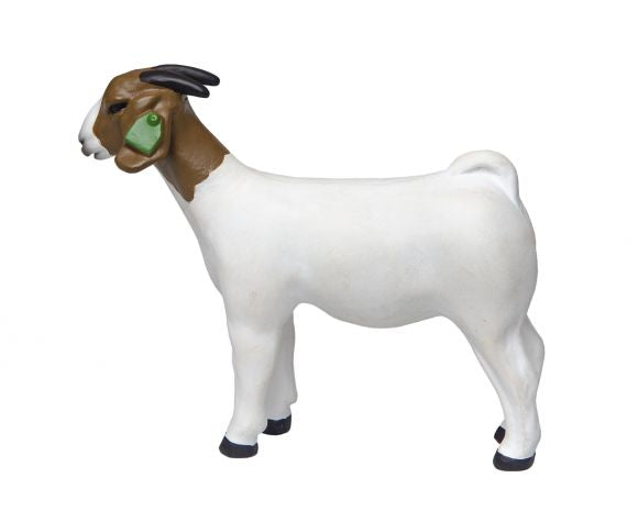 Little Buster Toys Grand Champion Boer Doe toy goat with brown head and white body