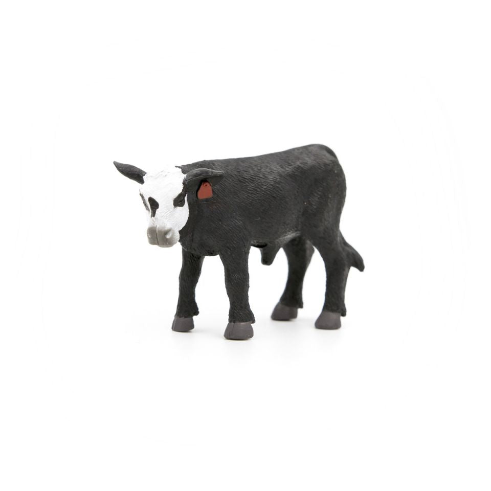 Little Buster Black and White Face Calf Toy Figure