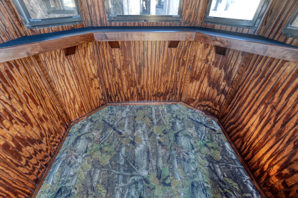 Ranch King 6x6 Insulated Combo Blind with wood interior at Cornell's Country Store