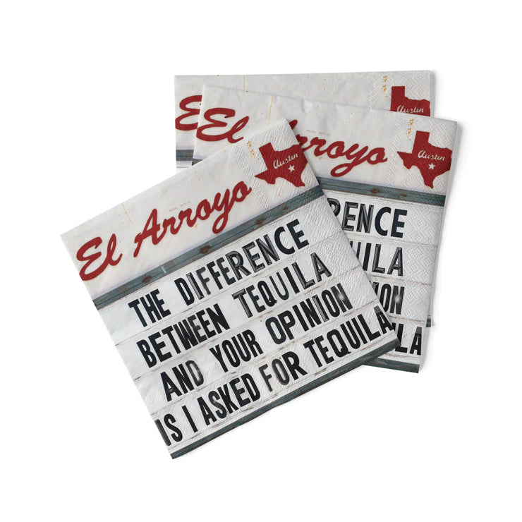 El Arroyo Tequila Opinion Napkins | Cornell's Country Store