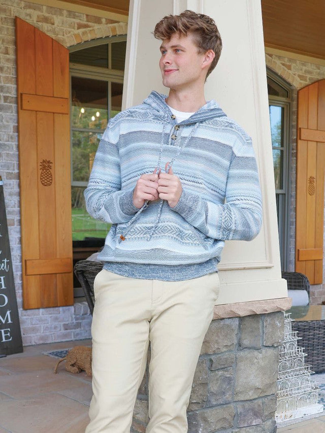 Simply Southern Men's Sweater, Fog | Cornell's Country Store