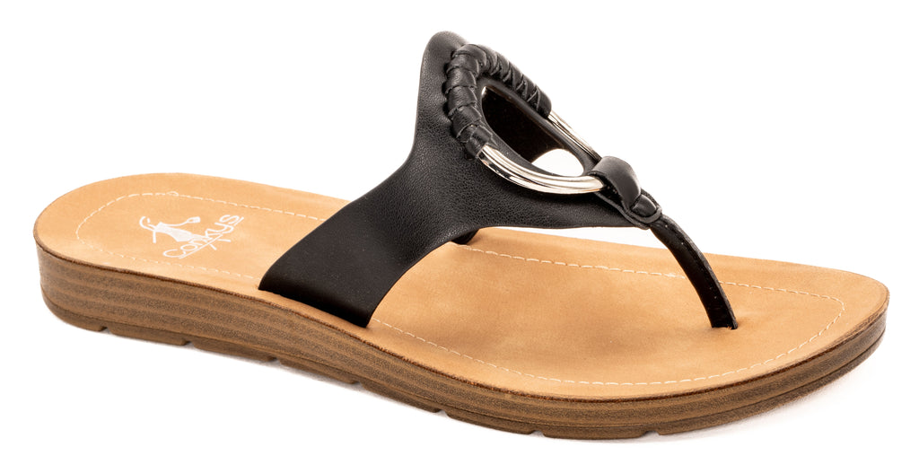 Corkys Ring My Bell Black Sandals | Cornell's Country Store