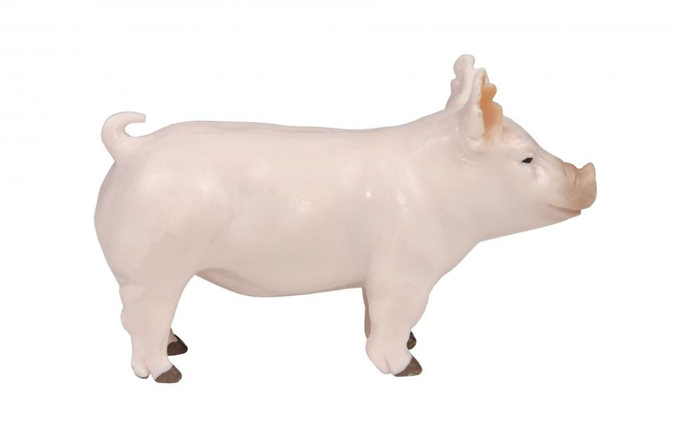 Little Buster Champion Yorkshire Show Pig Toy Figure in 1/16 Scale