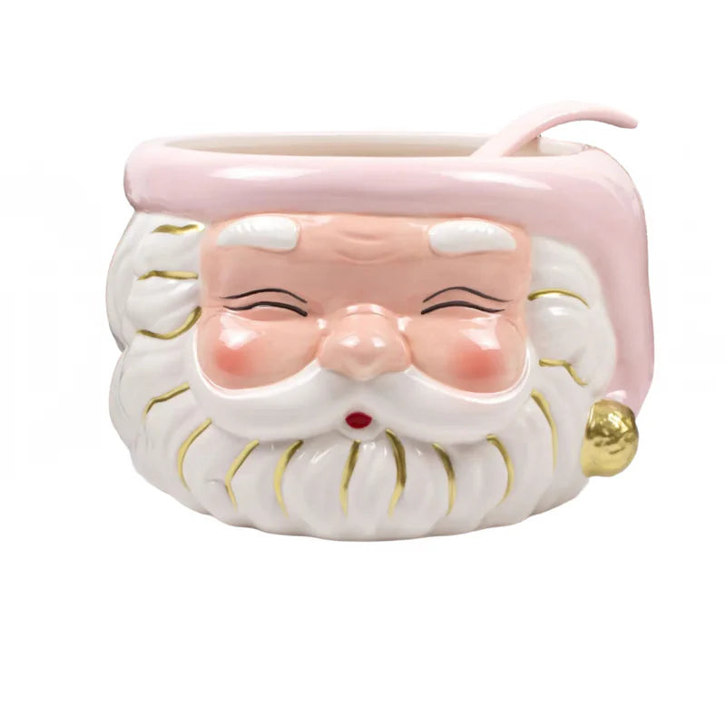 Pink Santa Punch Bowl | Cornell's Country Store