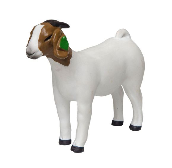 Little Buster Toys Grand Champion Boer Doe toy goat with brown head and white body