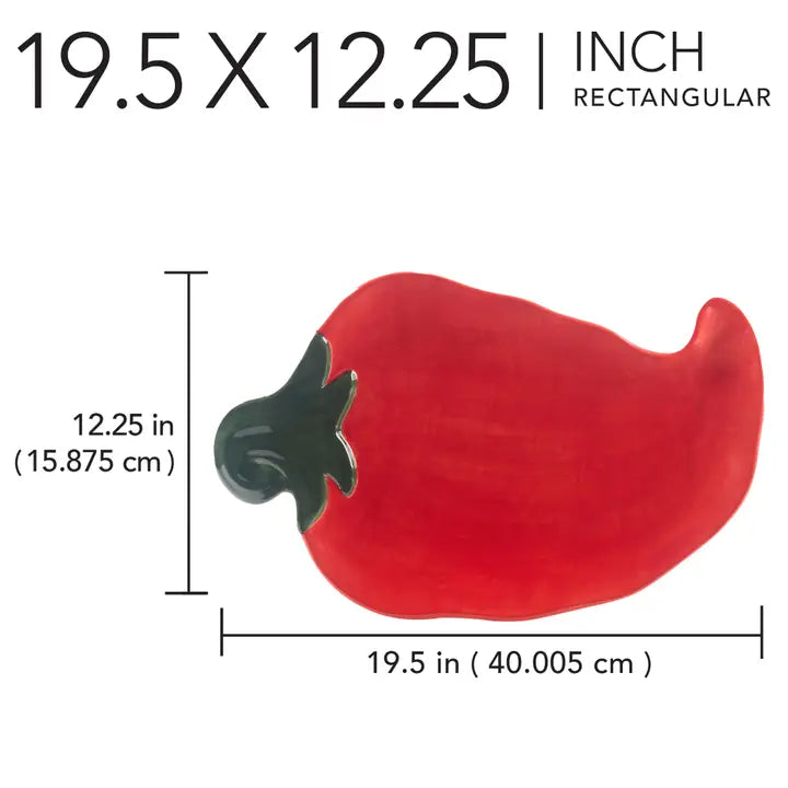 Spice Love 3D Chili Pepper Platter | Cornell's Country Store