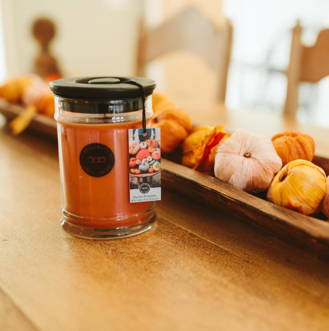 Harvest Pumpkin 8oz Small Jar Candle - Gorgeous Hiqh Quality Fragrance