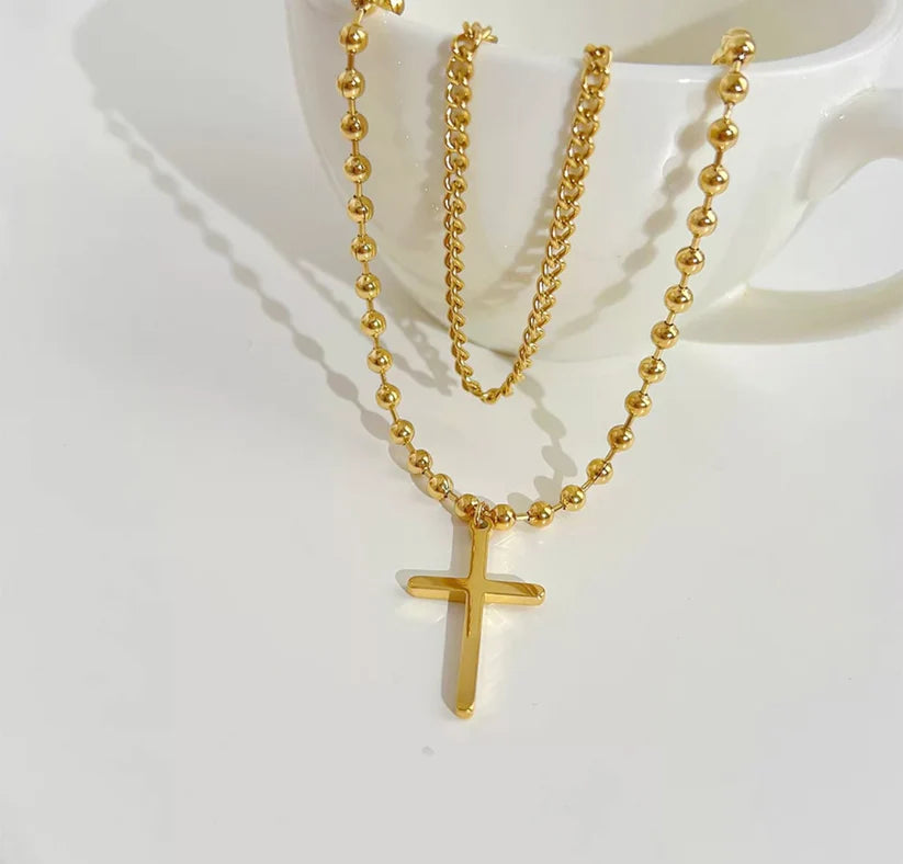 Mens country cross necklace deals