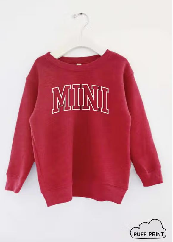 Mini Puff Print Sweatshirt | Cornell's Country Store