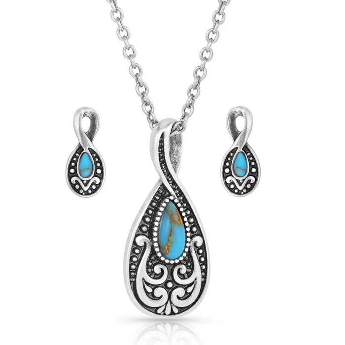 Western Tradition Teardrop Jewelry Set | Cornell's Country Store